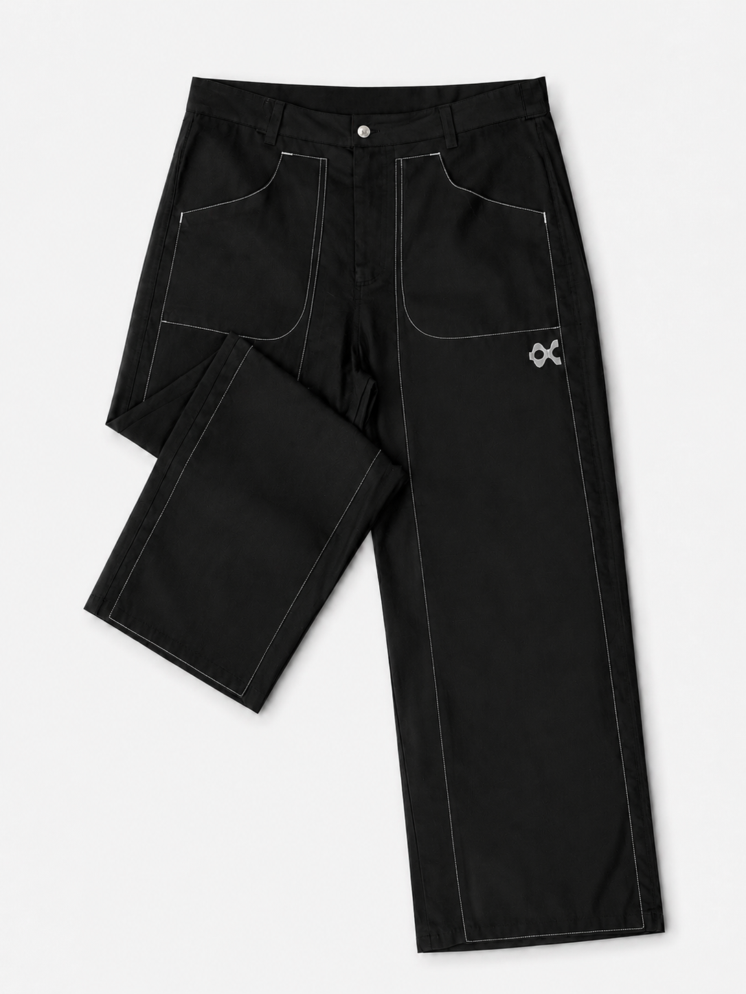 CALÇA JEANS QUADRO CREATORS PRETA