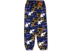 CALÇA MOLETOM BAPE X HERON PRESTON ROXO